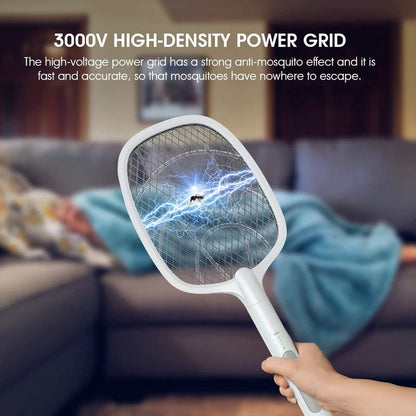 USB Rechargeable Mosquito Killer Racket – Kill Mosquitoes Instantly Without Chemicals